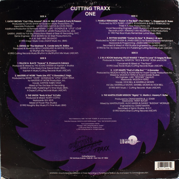 Various - Cutting Traxx One | Cutting Traxx (CR-2008) - 2