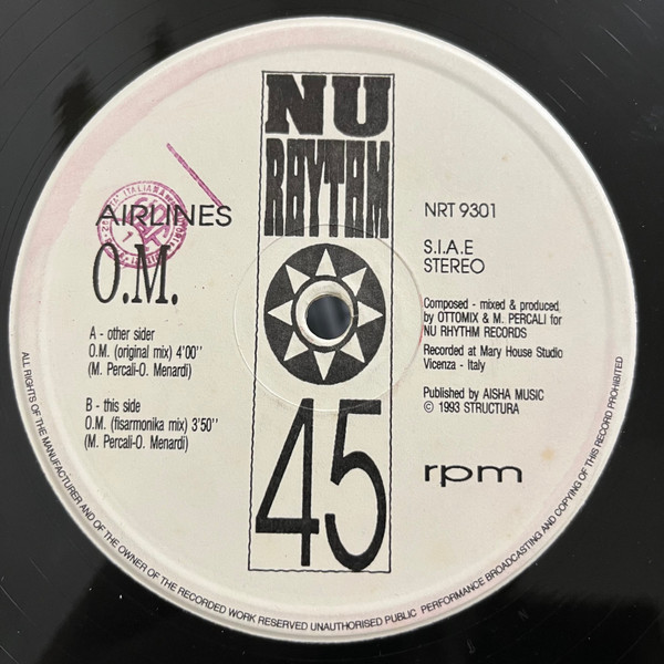 Airlines - O.M. | Nu Rhythm (NRT 9301)
