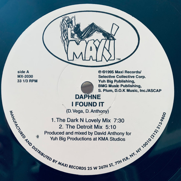 Daphne - I Found It | Maxi Records (MX-2030) - 4 Daphne - I Found It | Maxi Records (MX-2030) - 4