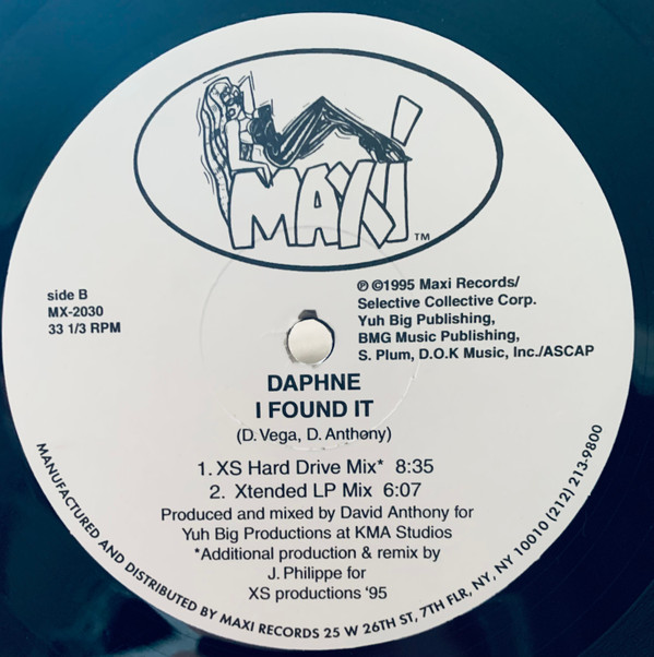 Daphne - I Found It | Maxi Records (MX-2030) - 5 Daphne - I Found It | Maxi Records (MX-2030) - 5