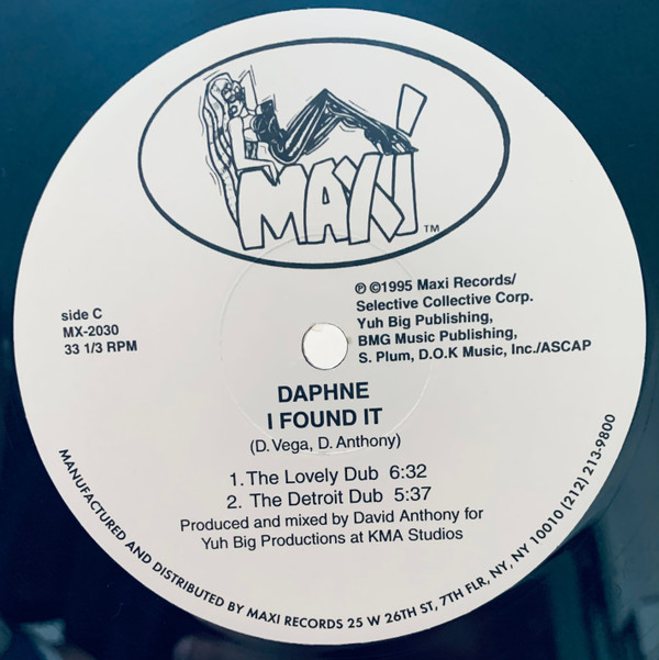 Daphne - I Found It | Maxi Records (MX-2030) - 6 Daphne - I Found It | Maxi Records (MX-2030) - 6