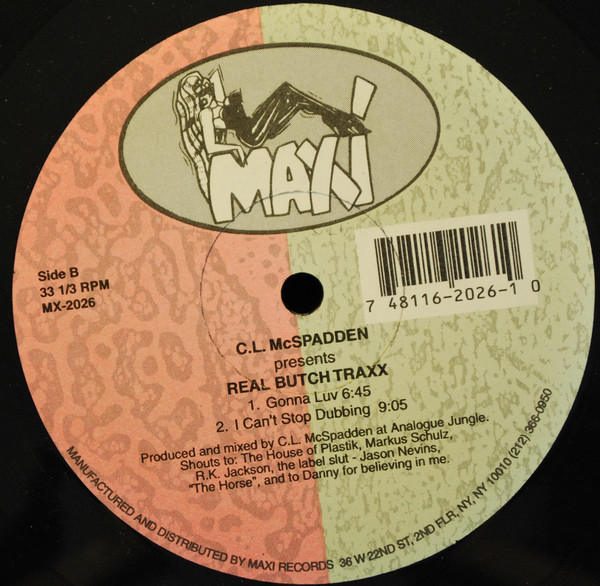 CL McSpadden - Real Butch Traxx | Maxi Records (MX-2026) - 4