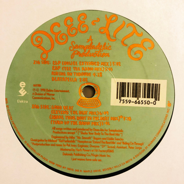 Deee-Lite - E.S.P. / Good Beat | Elektra (66550) - 3 Deee-Lite - E.S.P. / Good Beat | Elektra (66550) - 3