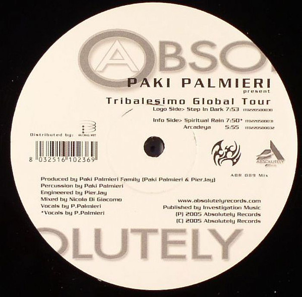 Paki Palmieri - Tribalesimo Global Tour | Absolutely Records (ABR 089) - main