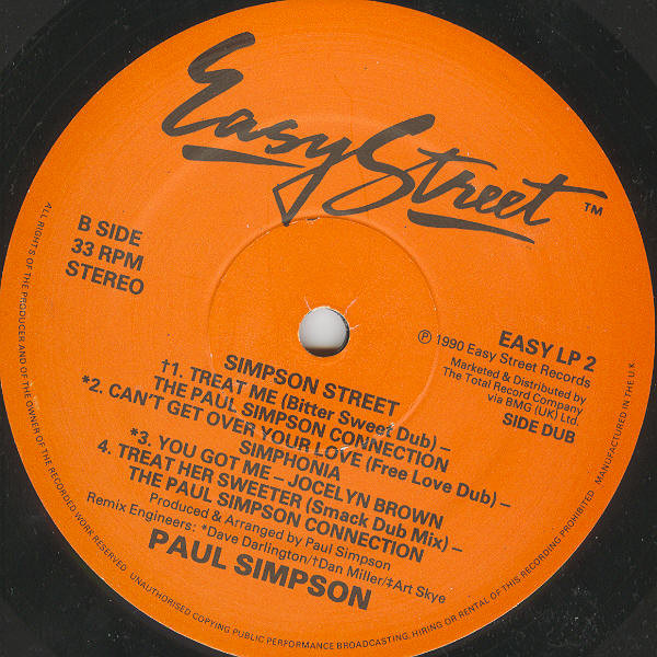 Various - Paul Simpson - Simpson Street | Easy Street Records (EASY LP 2) - 3