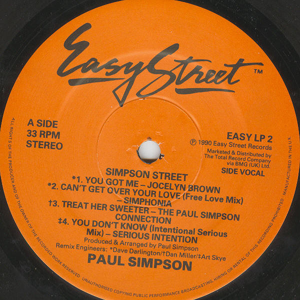 Various - Paul Simpson - Simpson Street | Easy Street Records (EASY LP 2) - 2