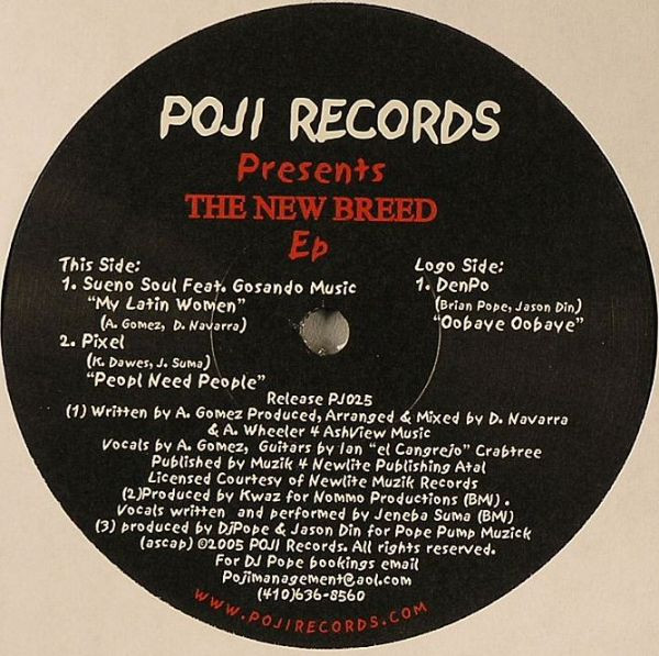 Various - The New Breed EP | Poji Records (PJ025)