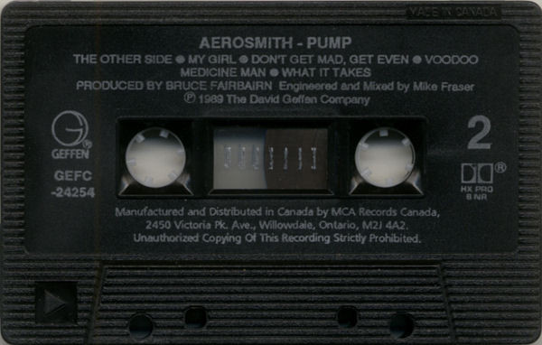 Aerosmith - Pump | Geffen Records (GEFMC 24254) - 4 Aerosmith - Pump | Geffen Records (GEFMC 24254) - 4