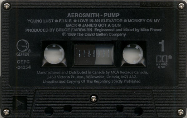 Aerosmith - Pump | Geffen Records (GEFMC 24254) - 3 Aerosmith - Pump | Geffen Records (GEFMC 24254) - 3