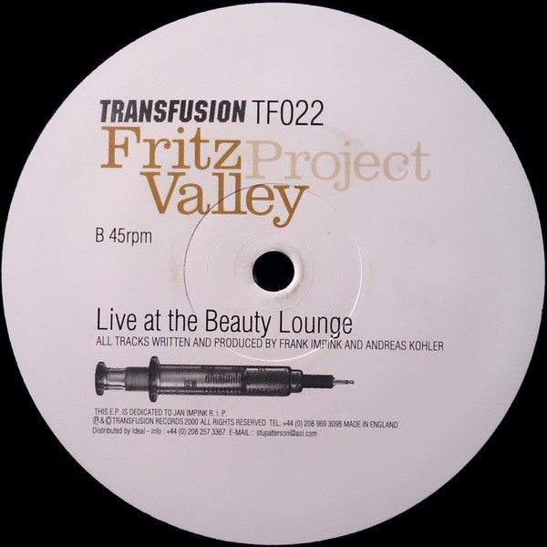 Fritz Valley Project - Sicherheit / Live at the Beauty Lounge | Transfusion (TF022) - 2 Fritz Valley Project - Sicherheit / Live at the Beauty Lounge | Transfusion (TF022) - 2