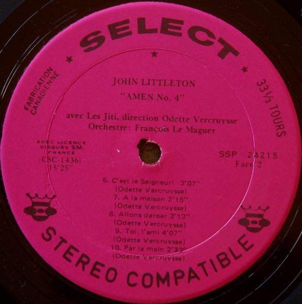 John Littleton Et Les Jiti - Amen No.4 | Select (SSP-24215) - 4 John Littleton Et Les Jiti - Amen No.4 | Select (SSP-24215) - 4