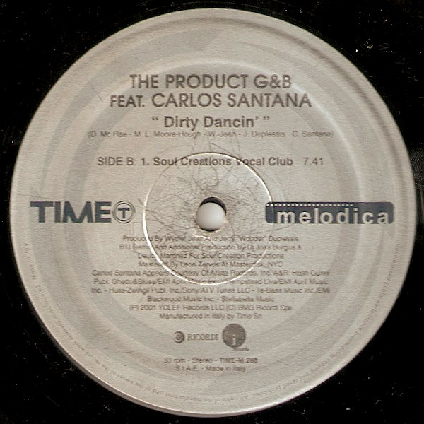 The Product G&B feat. Carlos Santana - Dirty Dancin' | Time Melodica (TIME M 288) - 3