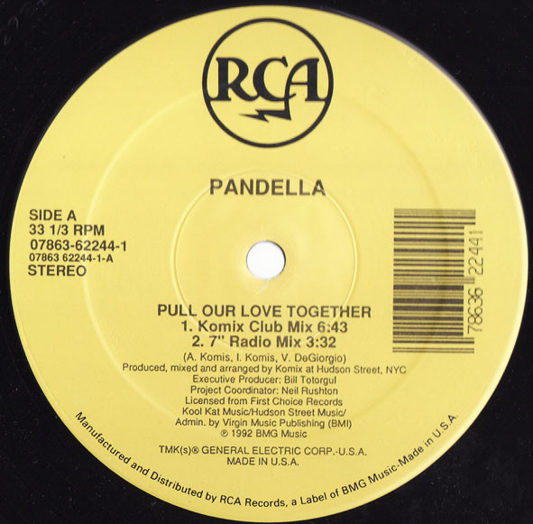 Pandella - Pull Our Love Together | RCA (07863-62244-1)