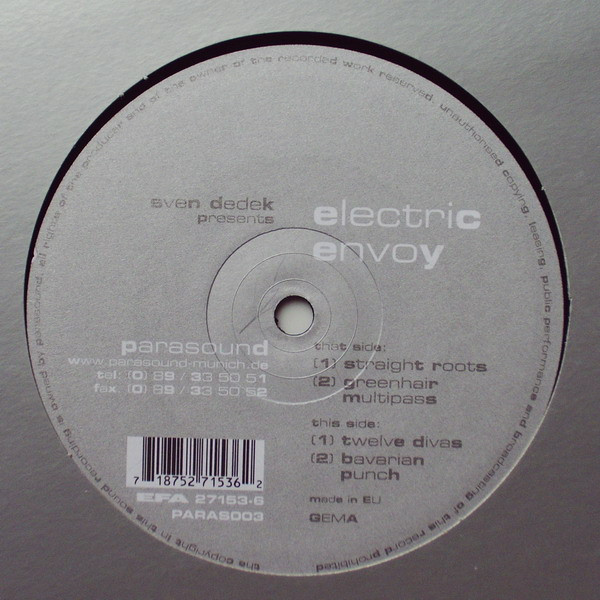 Electric Envoy - Straight Roots | Parasound (PARAS003) - main