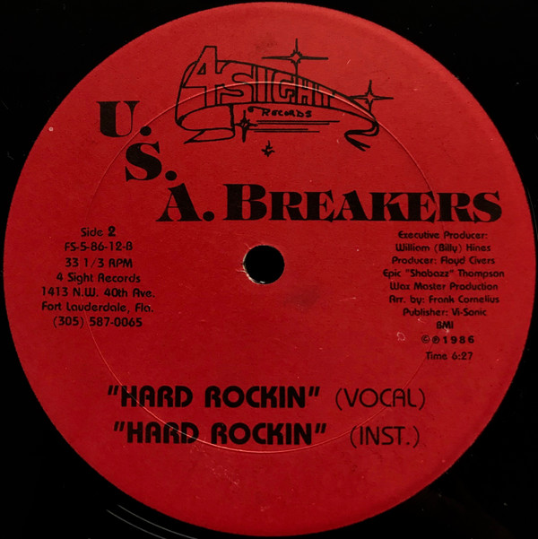 U.S.A. Breakers - This Beat Is Hard | 4 Sight Records (FS-5-86-12) - 2