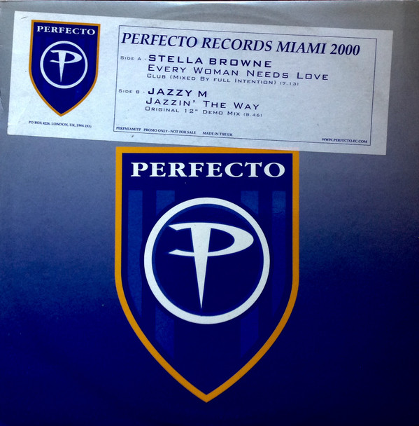 Stella Browne / Jazzy M - Every Woman Needs Love / Jazzin' The Way  | Perfecto (PERF MIAMI TP)