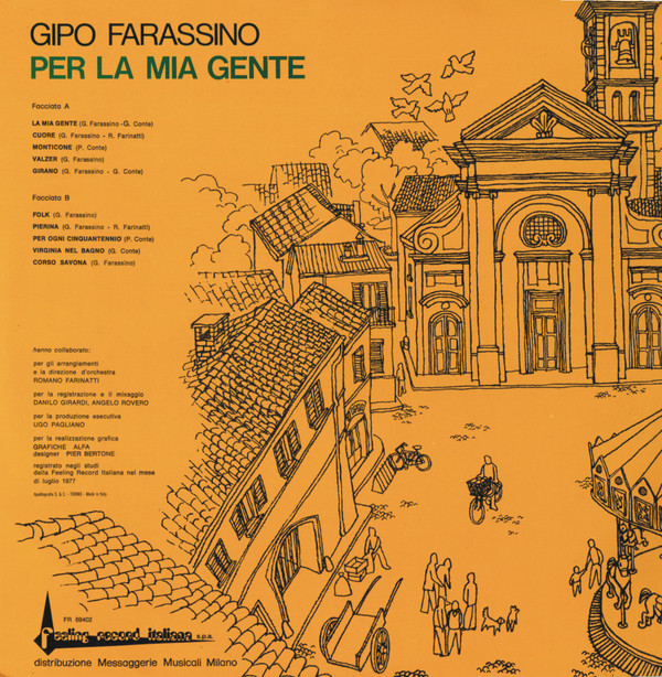 Gipo Farassino - Per La Mia Gente | Feeling Record Italiana (FR 69402) - 2 Gipo Farassino - Per La Mia Gente | Feeling Record Italiana (FR 69402) - 2
