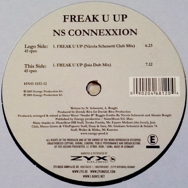 NS ConneXXion - Freak U Up | House No. (HNO 5151-12) - 2