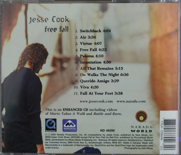 Jesse Cook - Free Fall | Narada World (ND 49290) - 2 Jesse Cook - Free Fall | Narada World (ND 49290) - 2