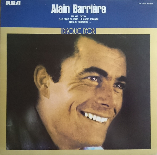 Alain Barrière - Disque D'Or | RCA (KNL1-0223) - main Alain Barrière - Disque D'Or | RCA (KNL1-0223) - main