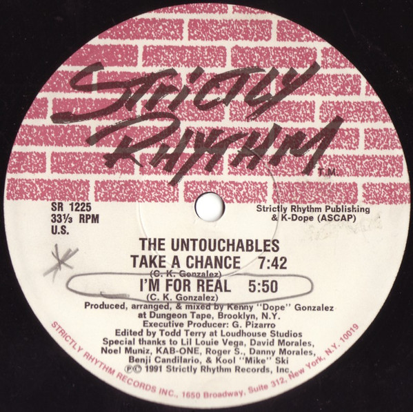 The Untouchables - Take A Chance | Strictly Rhythm (SR 1225) - 2 The Untouchables - Take A Chance | Strictly Rhythm (SR 1225) - 2