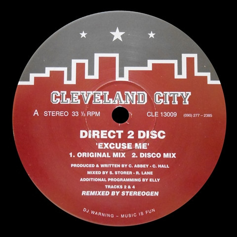 Direct 2 Disc - Excuse Me | Cleveland City (CLE 13009) - main Direct 2 Disc - Excuse Me | Cleveland City (CLE 13009) - main