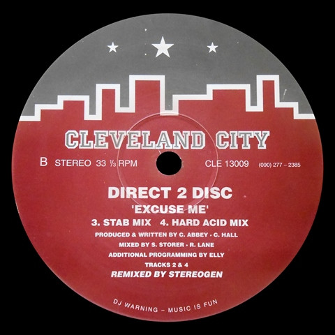 Direct 2 Disc - Excuse Me | Cleveland City (CLE 13009) - 2 Direct 2 Disc - Excuse Me | Cleveland City (CLE 13009) - 2