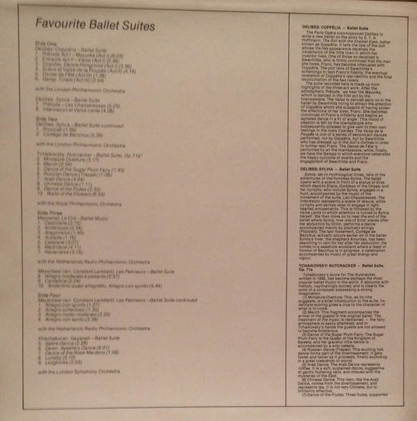 Favourite Ballet Suites