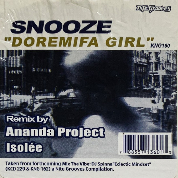 Snooze - Doremifa Girl | Nite Grooves (KNG160) - main