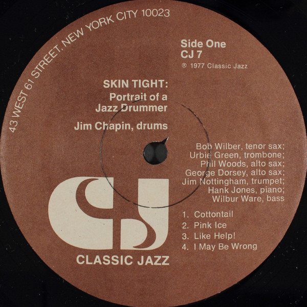 Profile Of A Jazz Drummer: Skin Tight