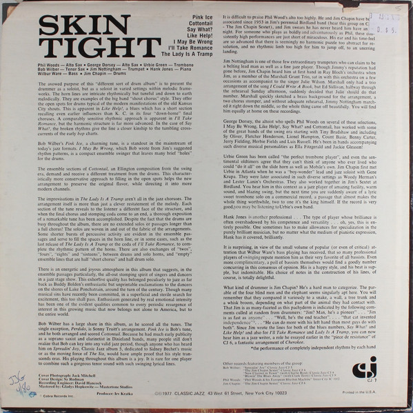 Profile Of A Jazz Drummer: Skin Tight