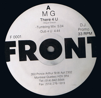 MG - There 4 U | Front Records (F 0001)