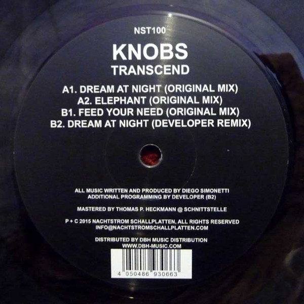 Knobs - Transcend | Nachtstrom Schallplatten (NST100)