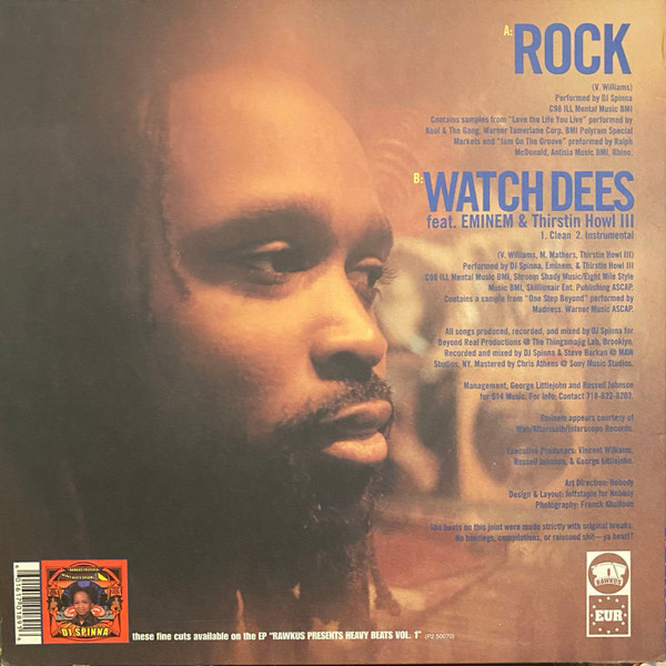 DJ Spinna - Rock / Watch Dees | Rawkus (RWK 189-1) - 2