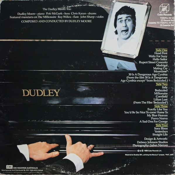Dudley Moore - The Music Of Dudley Moore | Cube Records (TOOFA.14-1/2) - 4 Dudley Moore - The Music Of Dudley Moore | Cube Records (TOOFA.14-1/2) - 4
