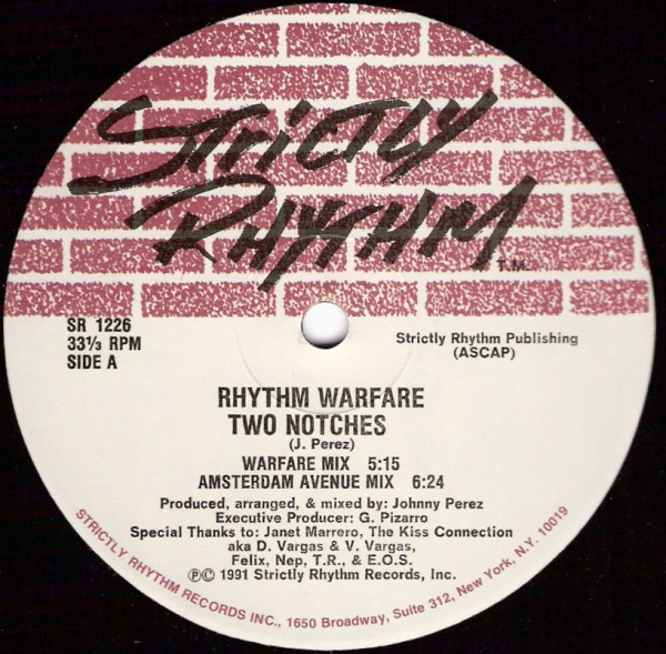 Rhythm Warfare - Two Notches | Strictly Rhythm (SR 1226)