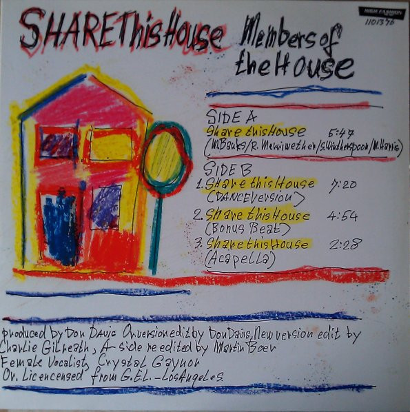 Members Of The House - Share This House | High Fashion Music (1101376) - 2 Members Of The House - Share This House | High Fashion Music (1101376) - 2