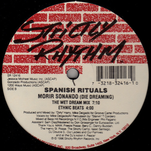 Spanish Rituals - Morir Sonando (Die Dreaming) | Strictly Rhythm (SR 12416) - 2