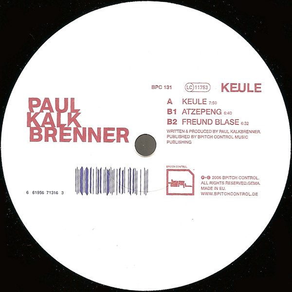 Paul Kalkbrenner - Keule | BPitch Control (BPC 131) - main Paul Kalkbrenner - Keule | BPitch Control (BPC 131) - main