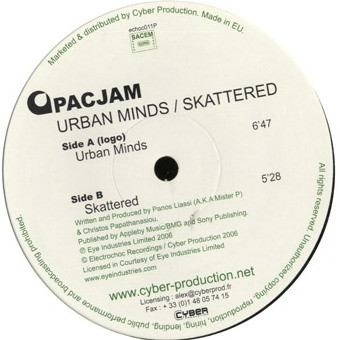 Pacjam - Urban Minds / Skattered | Electrochoc Records (echoc011P)