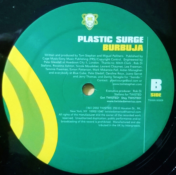 Plastic Surge - Sonido / Burbuja | Twisted America Records (TWMX-50009) - 4