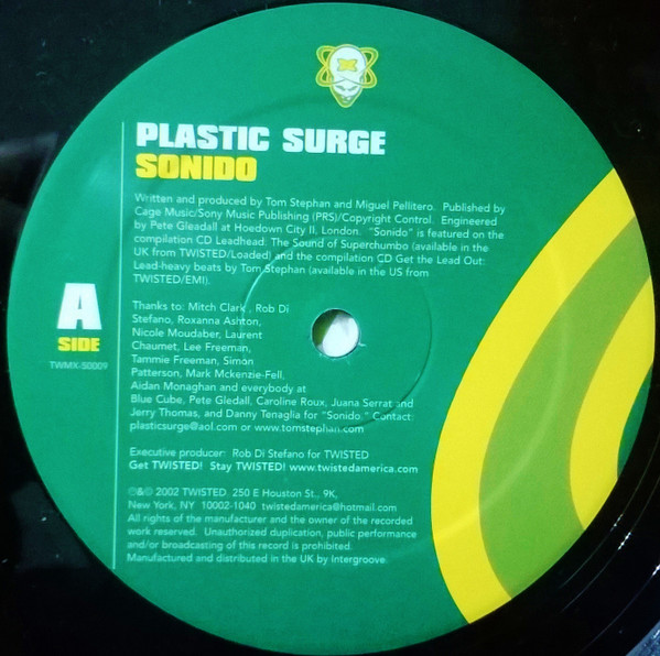 Plastic Surge - Sonido / Burbuja | Twisted America Records (TWMX-50009) - 3