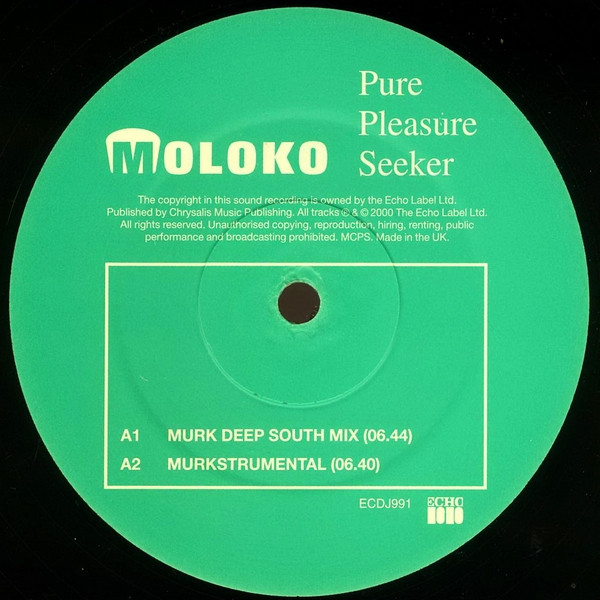 Moloko - Pure Pleasure Seeker | Echo (ECDJ991) - 3 Moloko - Pure Pleasure Seeker | Echo (ECDJ991) - 3