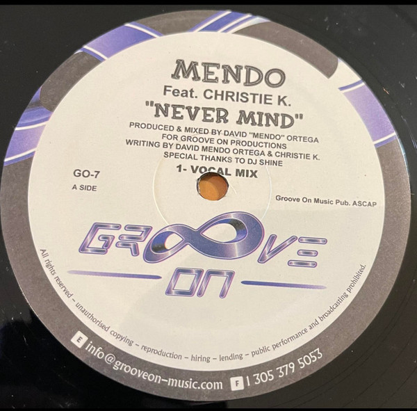 Mendo - Nevermind | Groove On (GO-07) - 4