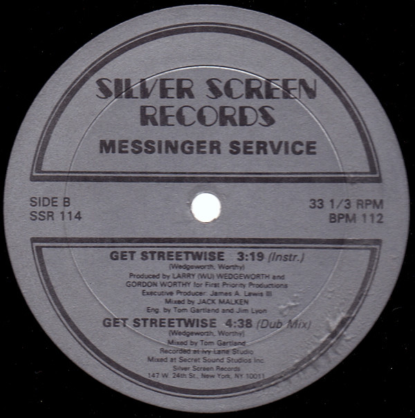 Messinger Service - Get Streetwise | Silver Screen Records (SSR 114) - 2