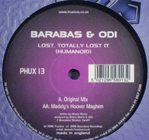 Barabas & OD1 - Lost. Totally Lost It (Humanoid) | Phoenix Uprising (PHUX 13) - main Barabas & OD1 - Lost. Totally Lost It (Humanoid) | Phoenix Uprising (PHUX 13) - main