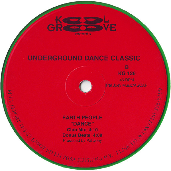 Earth People - Reach Up To Mars / Dance | Kool Groove Records (KG 126) - 3