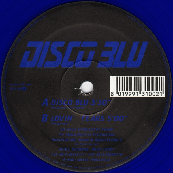 Disco Blu - Disco Blu | Space Records (BLU 001) - 2
