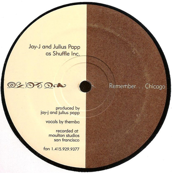 Jay-J And Julius Papp As Shuffle Inc. - Remember... Chicago / New York | Moulton Studios Recordings (none) - main