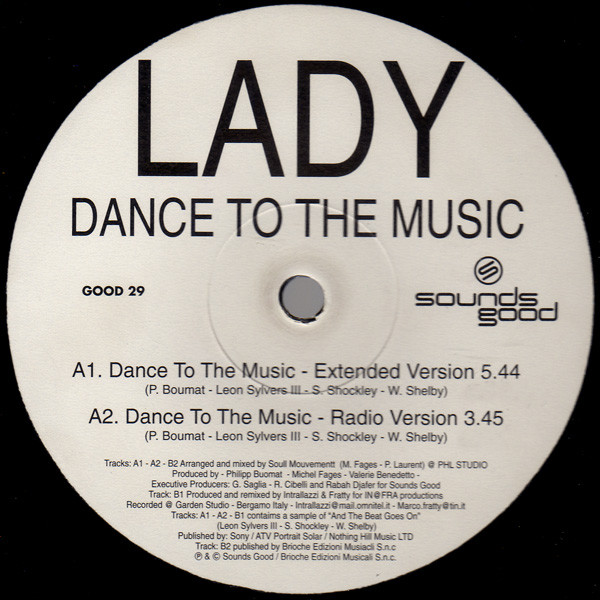 Lady - Dance To The Music | Sounds Good (GOOD 29) - 3 Lady - Dance To The Music | Sounds Good (GOOD 29) - 3